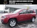 Deep Cherry Red Crystal Pearl 2016 Jeep Compass Sport 4x4
