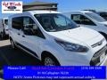 Frozen White 2016 Ford Transit Connect XLT Cargo Van Extended