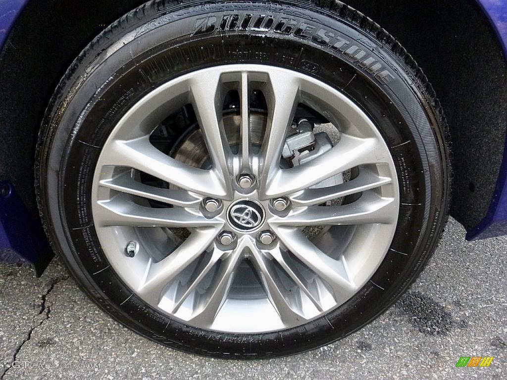 2015 Camry SE - Blue Crush Metallic / Black photo #30