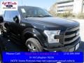 2016 Shadow Black Ford F150 Lariat SuperCrew 4x4  photo #1