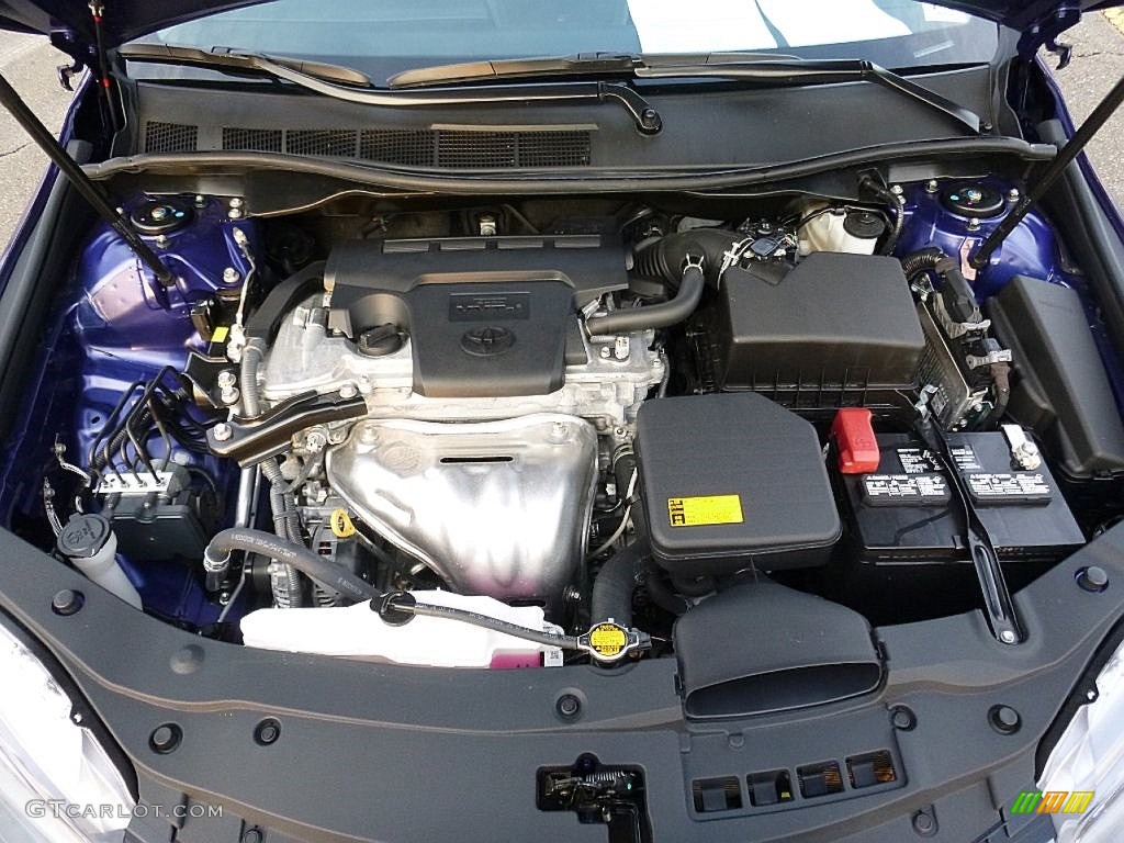 2015 Camry SE - Blue Crush Metallic / Black photo #31