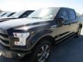 2016 Shadow Black Ford F150 Lariat SuperCrew 4x4  photo #2