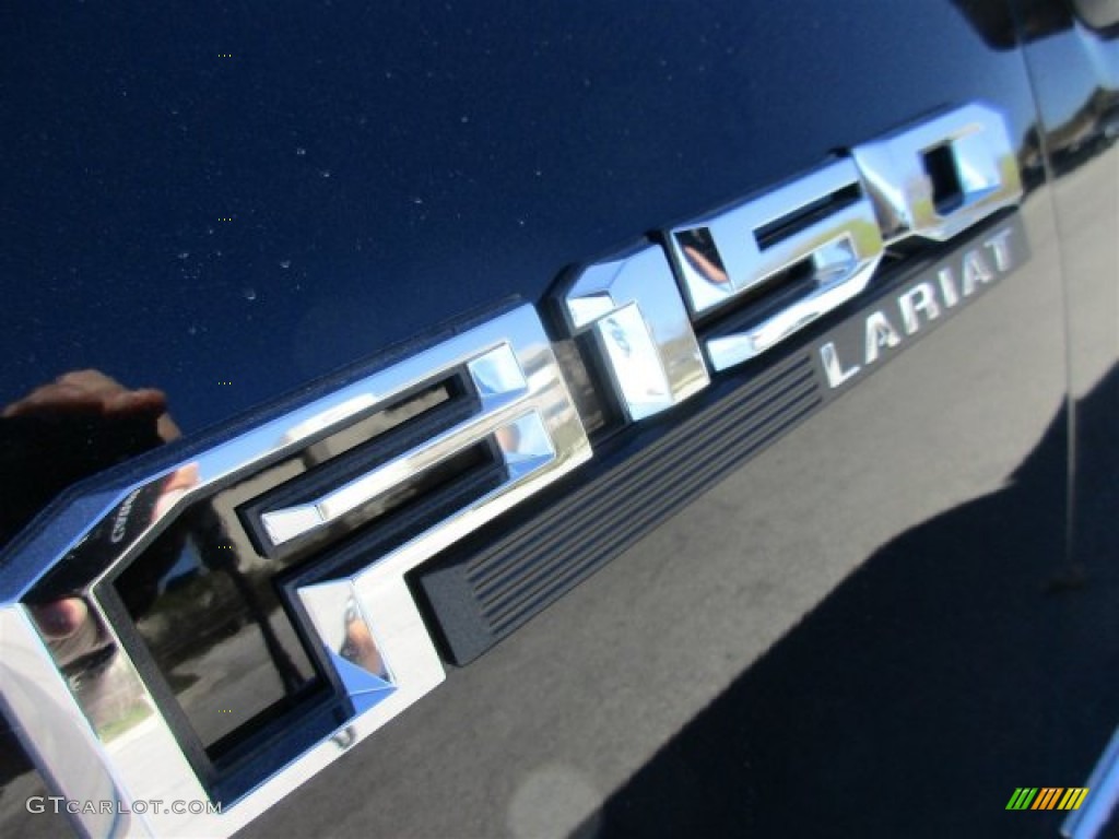 2016 F150 Lariat SuperCrew 4x4 - Shadow Black / Black photo #3