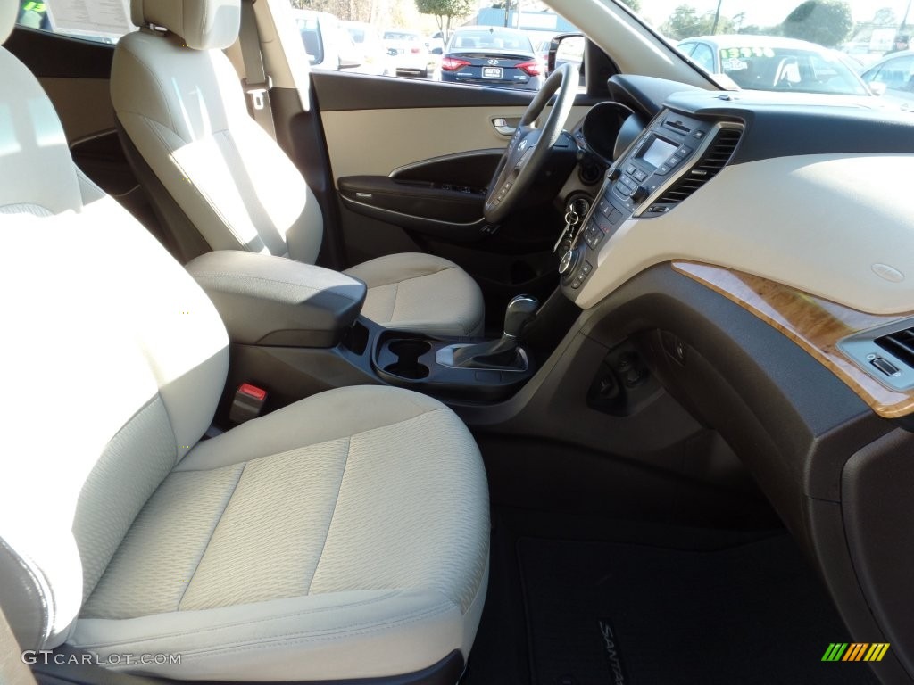 2014 Santa Fe Sport FWD - Frost White Pearl / Beige photo #13