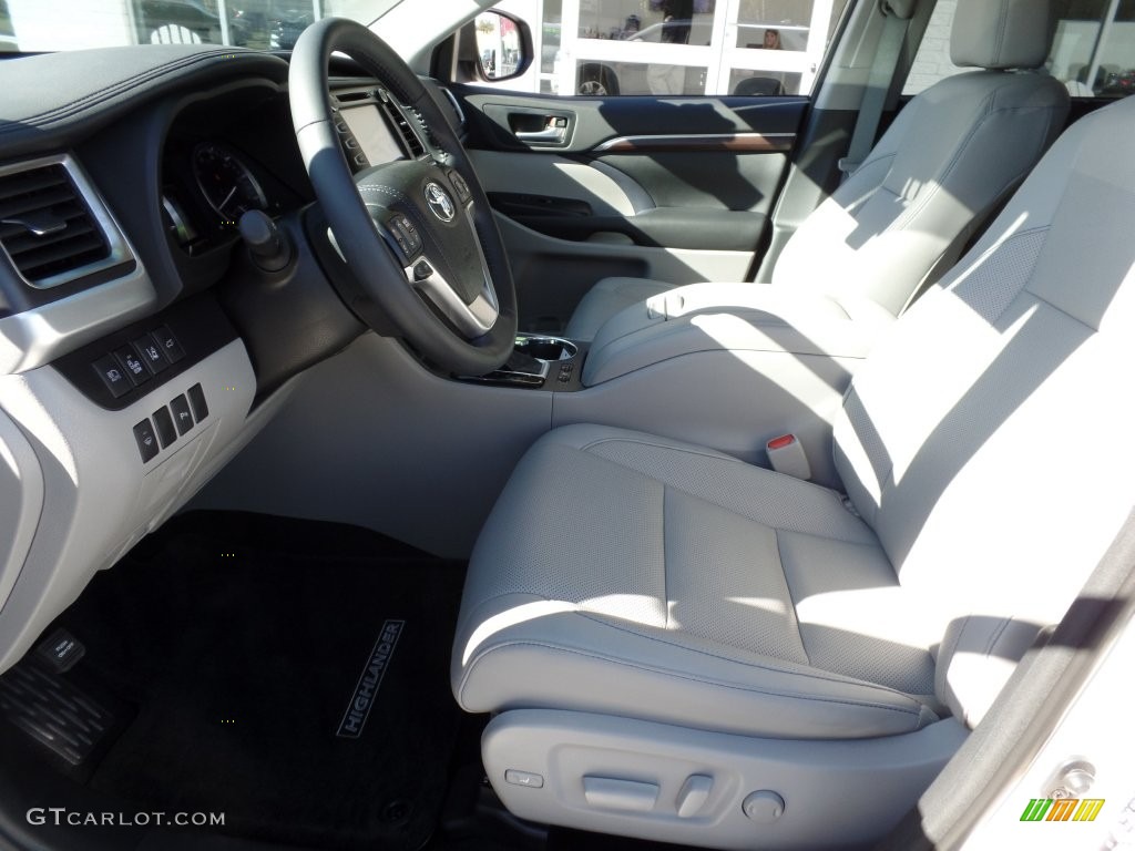 2015 Highlander Limited - Blizzard Pearl White / Ash photo #10