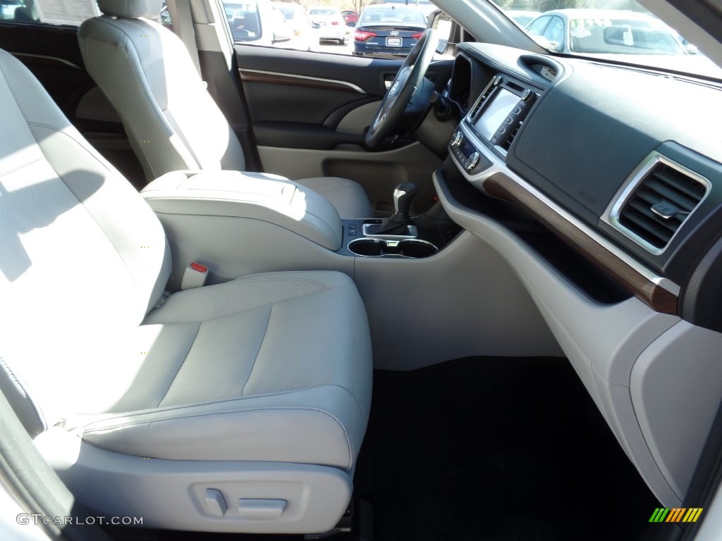 2015 Highlander Limited - Blizzard Pearl White / Ash photo #13