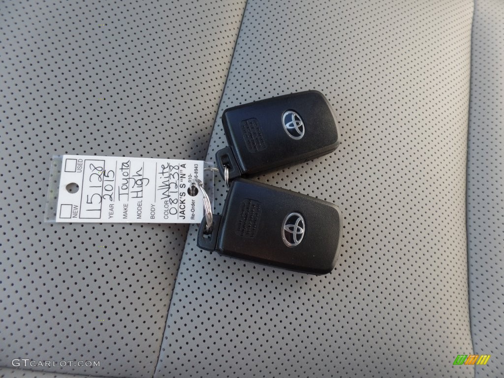 2015 Highlander Limited - Blizzard Pearl White / Ash photo #20