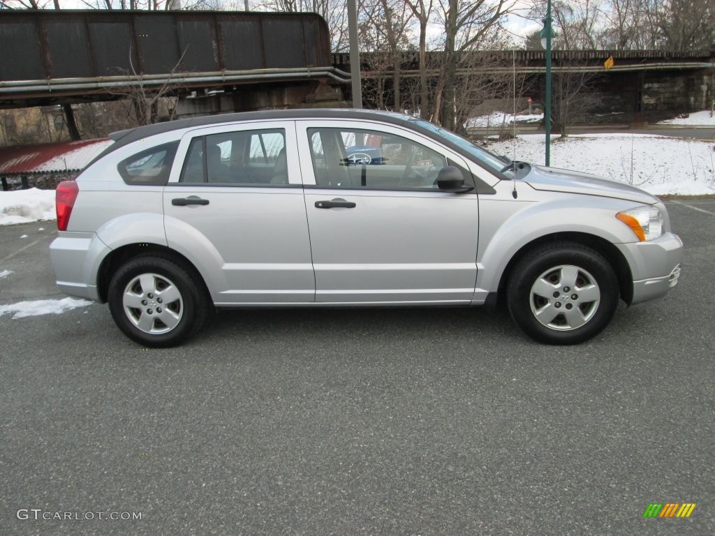 2007 Caliber SE - Bright Silver Metallic / Pastel Slate Gray photo #5