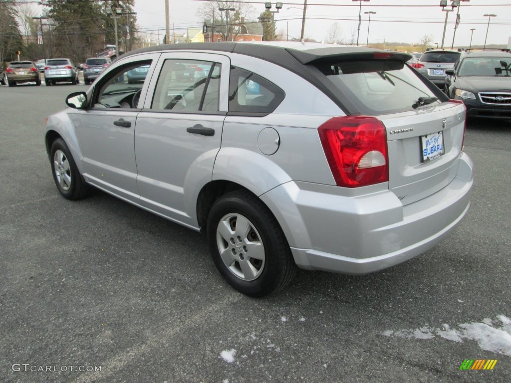 2007 Caliber SE - Bright Silver Metallic / Pastel Slate Gray photo #8