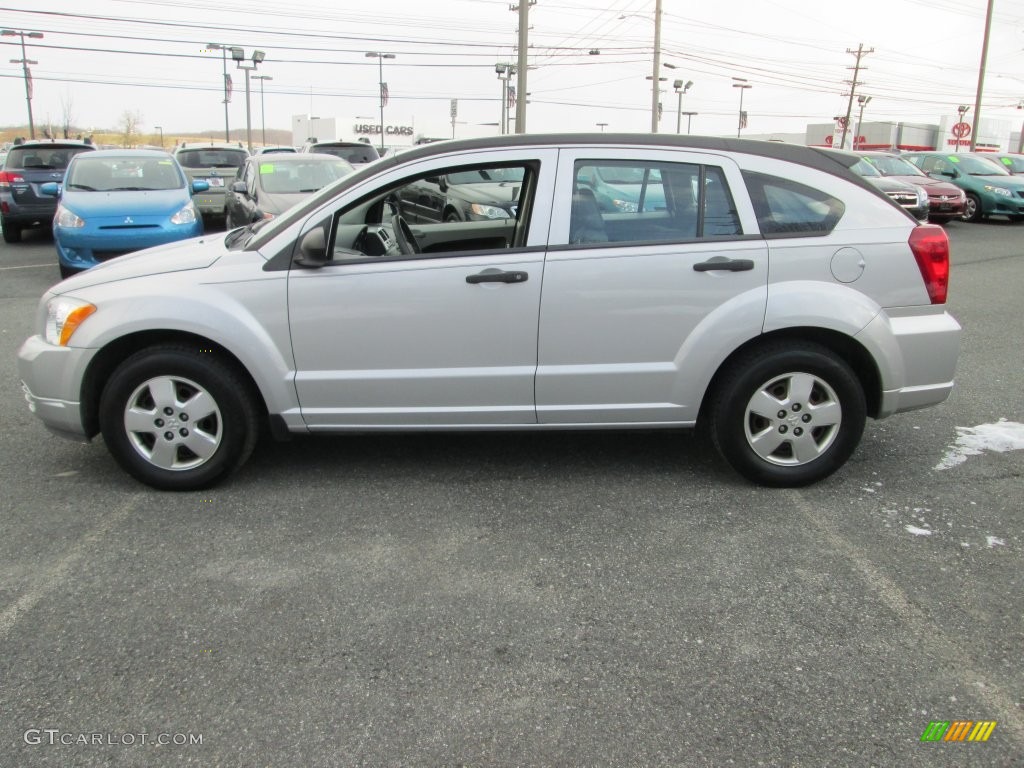 2007 Caliber SE - Bright Silver Metallic / Pastel Slate Gray photo #9