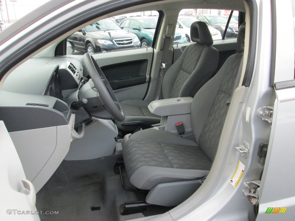 2007 Caliber SE - Bright Silver Metallic / Pastel Slate Gray photo #12