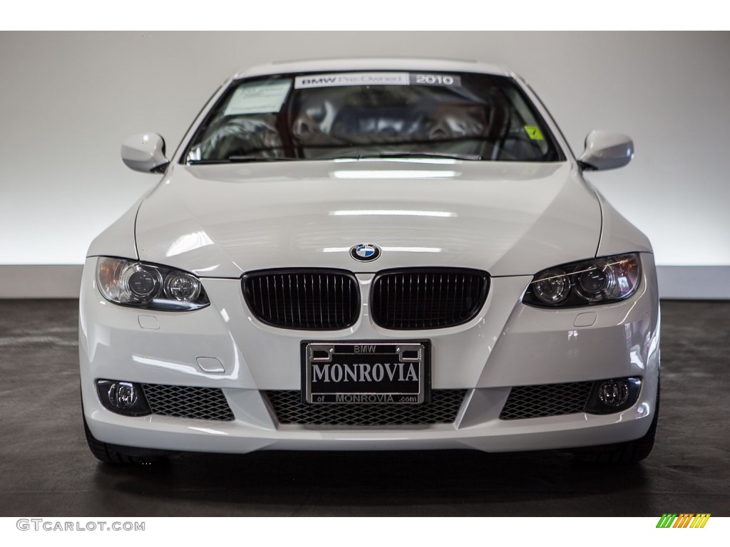 2010 3 Series 335i Coupe - Alpine White / Coral Red/Black Dakota Leather photo #2
