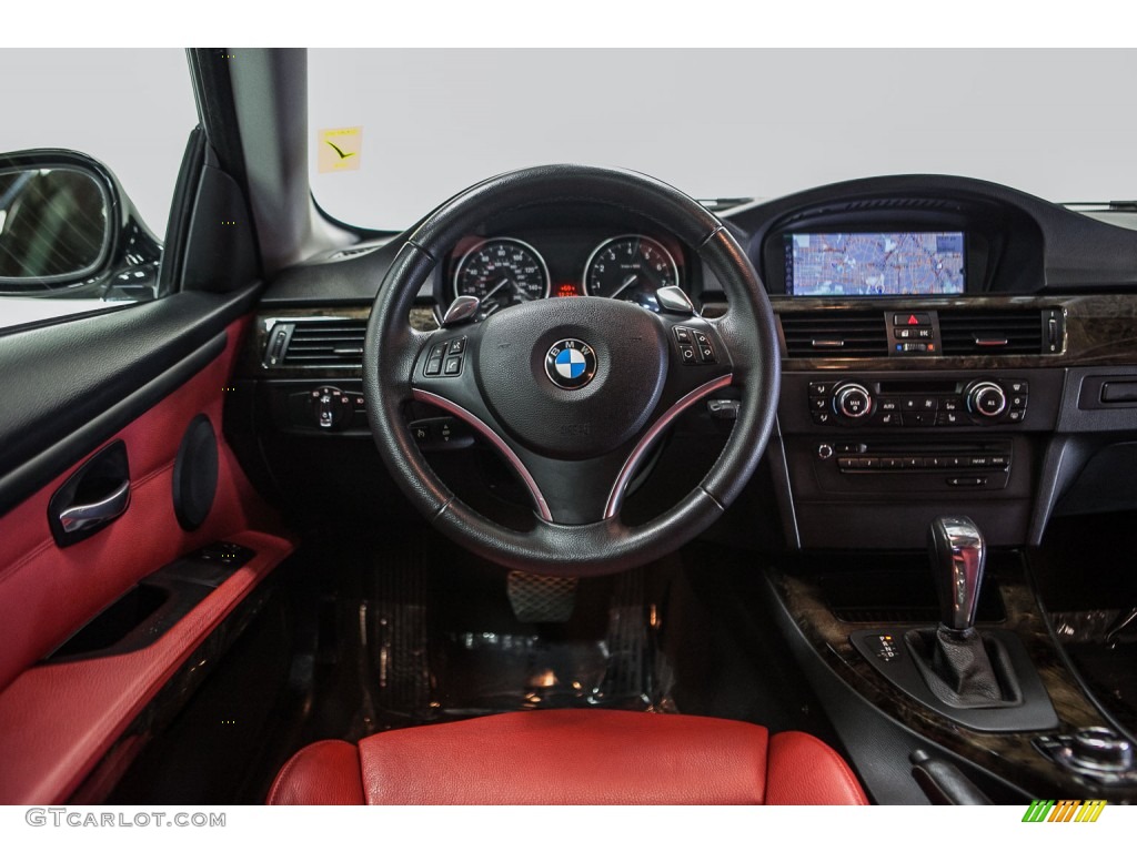 2010 3 Series 335i Coupe - Alpine White / Coral Red/Black Dakota Leather photo #4