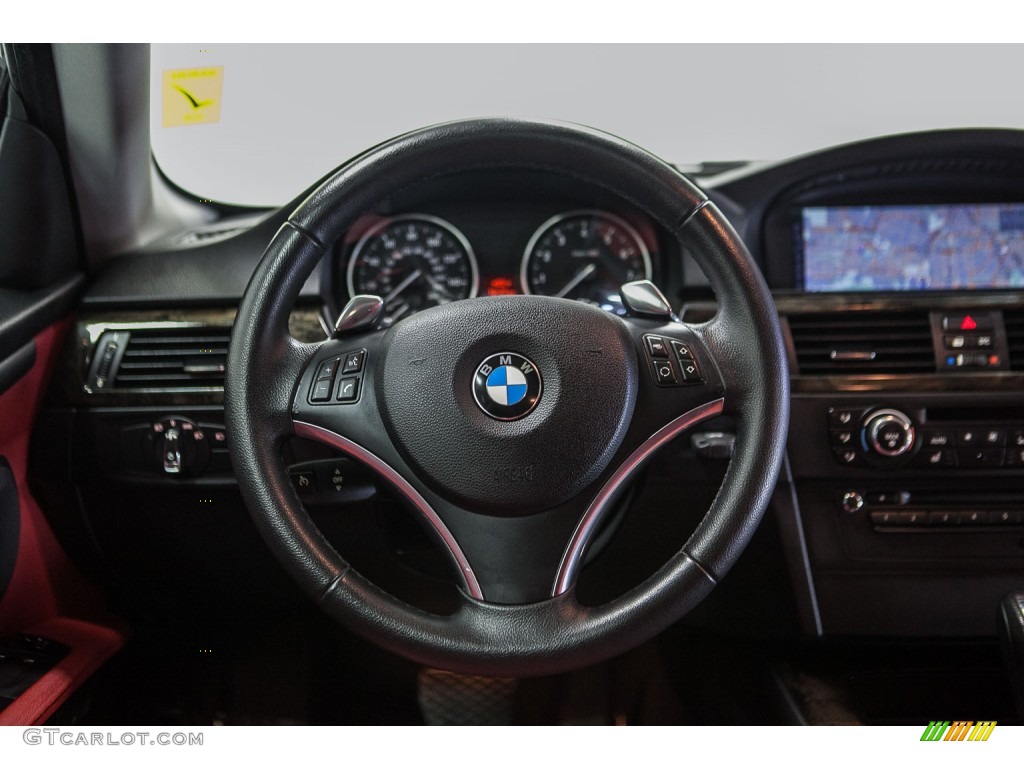 2010 3 Series 335i Coupe - Alpine White / Coral Red/Black Dakota Leather photo #16