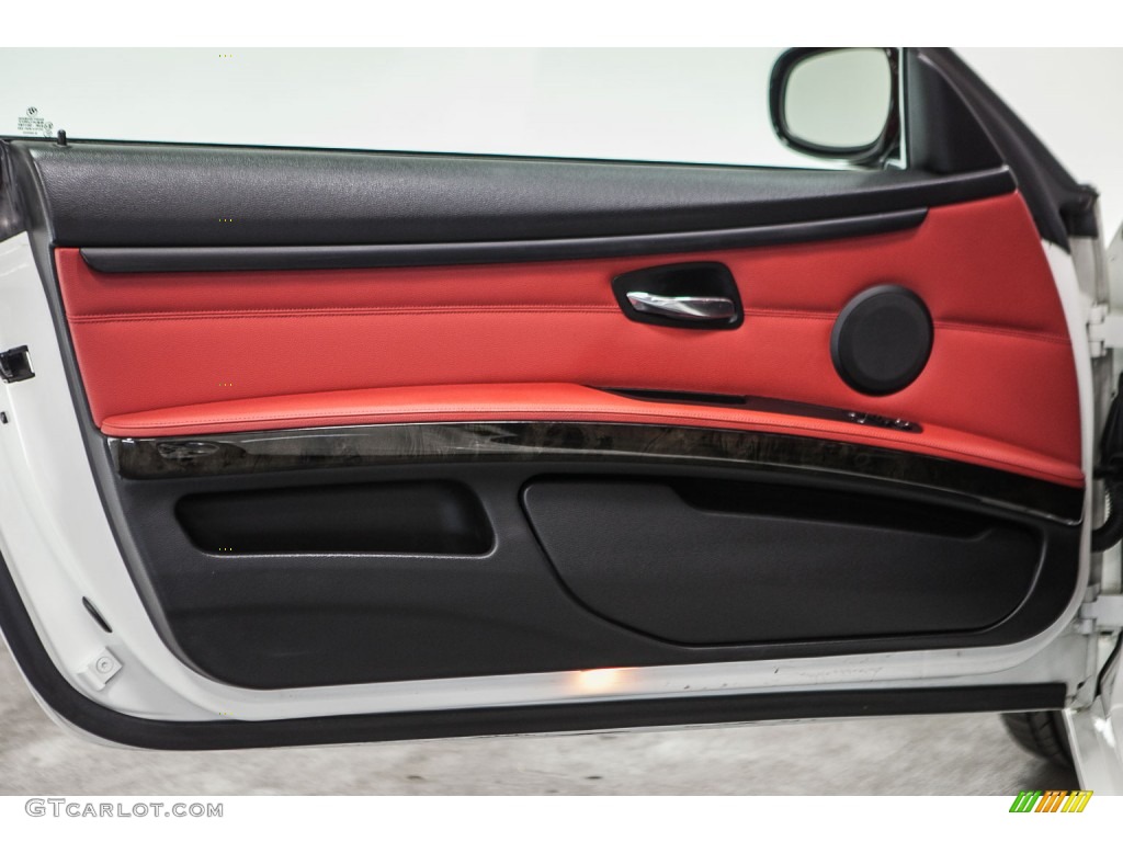 2010 3 Series 335i Coupe - Alpine White / Coral Red/Black Dakota Leather photo #22