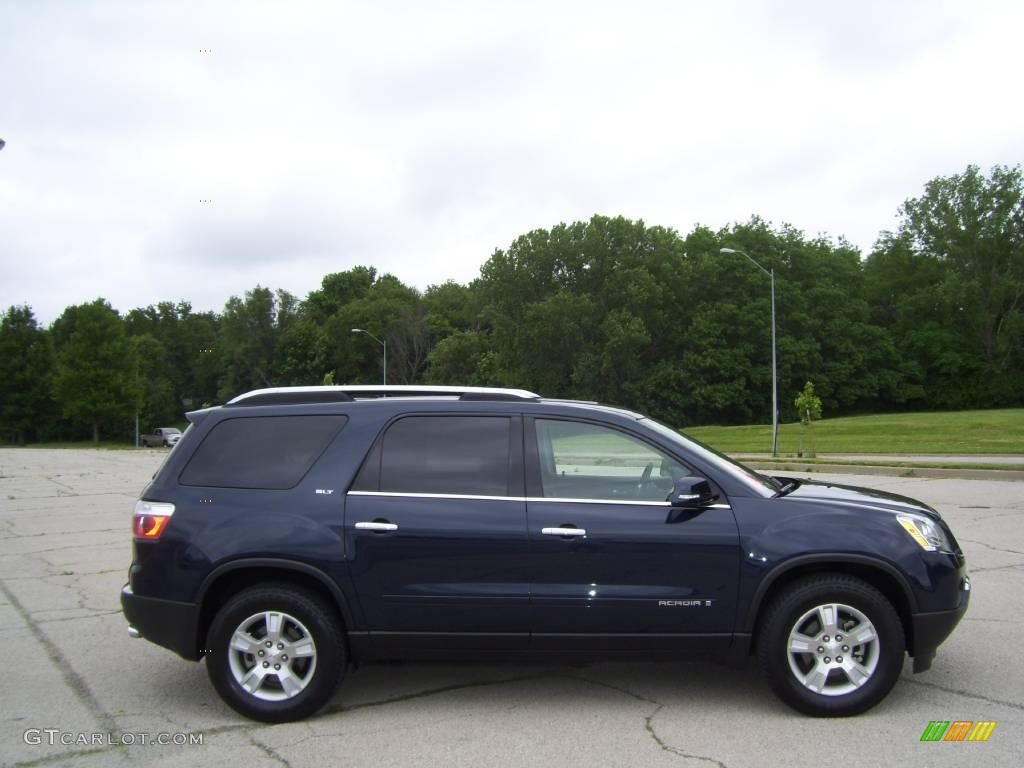 2007 Acadia SLT - Deep Blue Metallic / Titanium photo #1