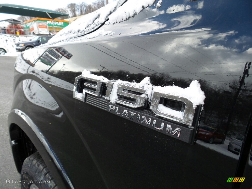 2016 F150 Platinum SuperCrew 4x4 - Shadow Black / Black photo #7