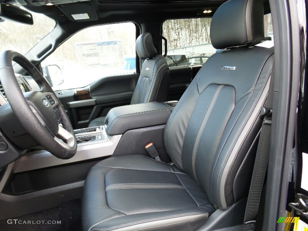 2016 F150 Platinum SuperCrew 4x4 - Shadow Black / Black photo #13
