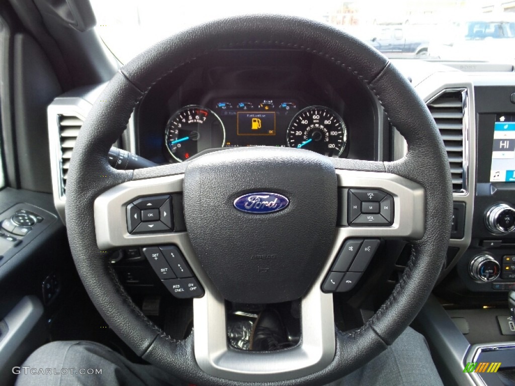 2016 F150 Platinum SuperCrew 4x4 - Shadow Black / Black photo #17