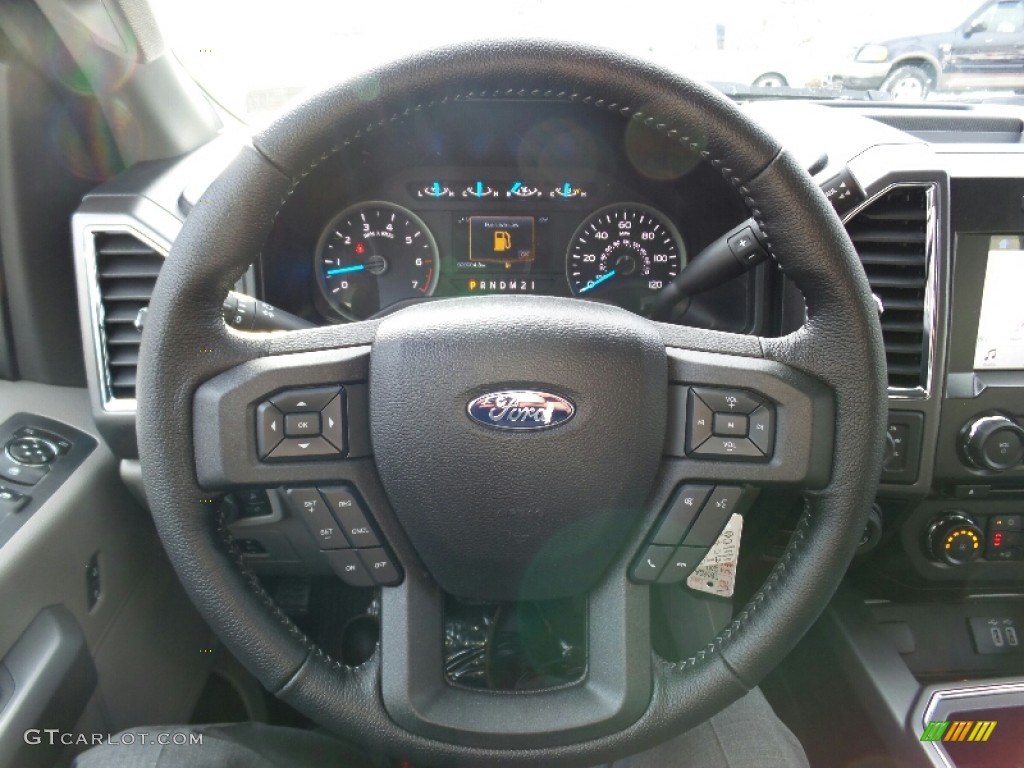 2016 F150 XLT SuperCrew 4x4 - Blue Jeans / Medium Earth Gray photo #13