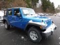 2016 Hydro Blue Pearl Jeep Wrangler Unlimited Sport 4x4  photo #12