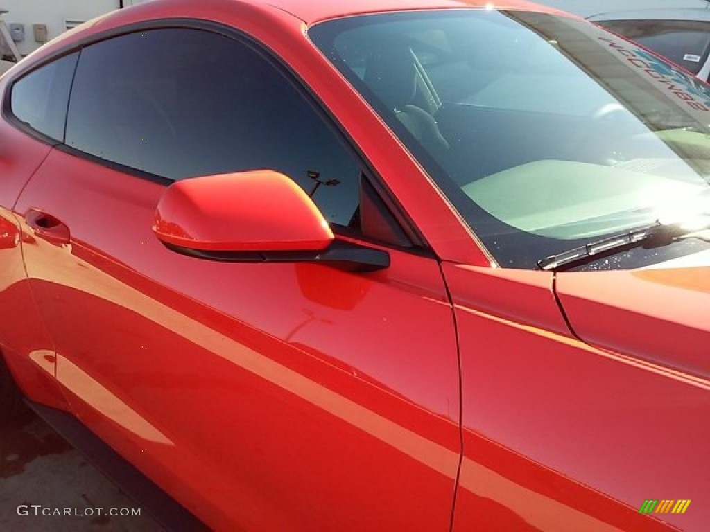 2016 Mustang V6 Coupe - Competition Orange / Ebony photo #4