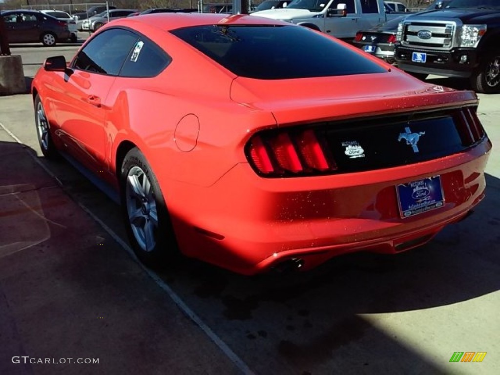 2016 Mustang V6 Coupe - Competition Orange / Ebony photo #7