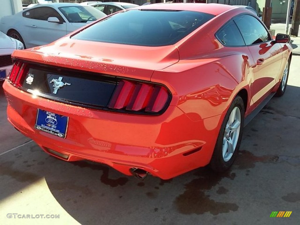 2016 Mustang V6 Coupe - Competition Orange / Ebony photo #10