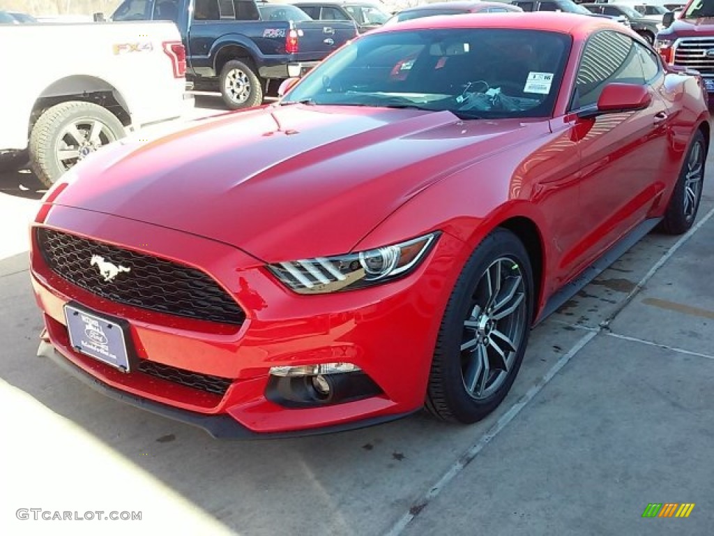 2016 Mustang EcoBoost Coupe - Race Red / Ebony photo #7
