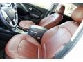 Black/Saddle Front Seat Photo for 2013 Hyundai Tucson #110756958