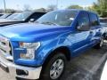 2016 Blue Flame Ford F150 XLT SuperCrew  photo #2