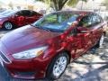 2016 Ruby Red Ford Focus SE Sedan  photo #2