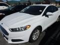 2016 Oxford White Ford Fusion S  photo #2