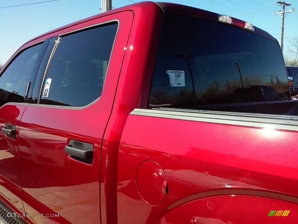 2015 F150 XLT SuperCrew - Ruby Red Metallic / Medium Earth Gray photo #11