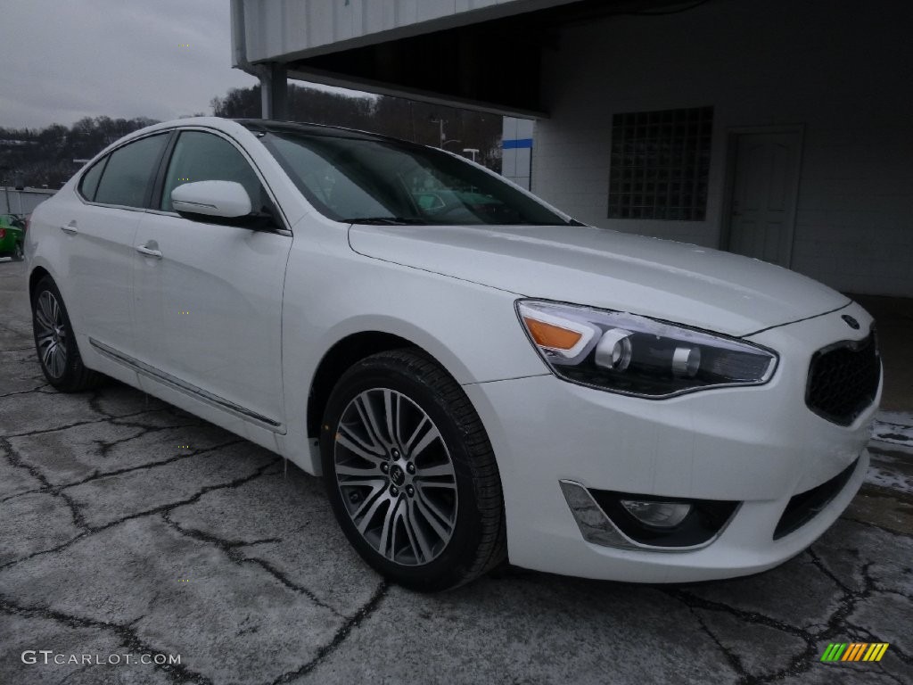 Snow White Pearl 2016 Kia Cadenza Standard Cadenza Model Exterior Photo #110760030