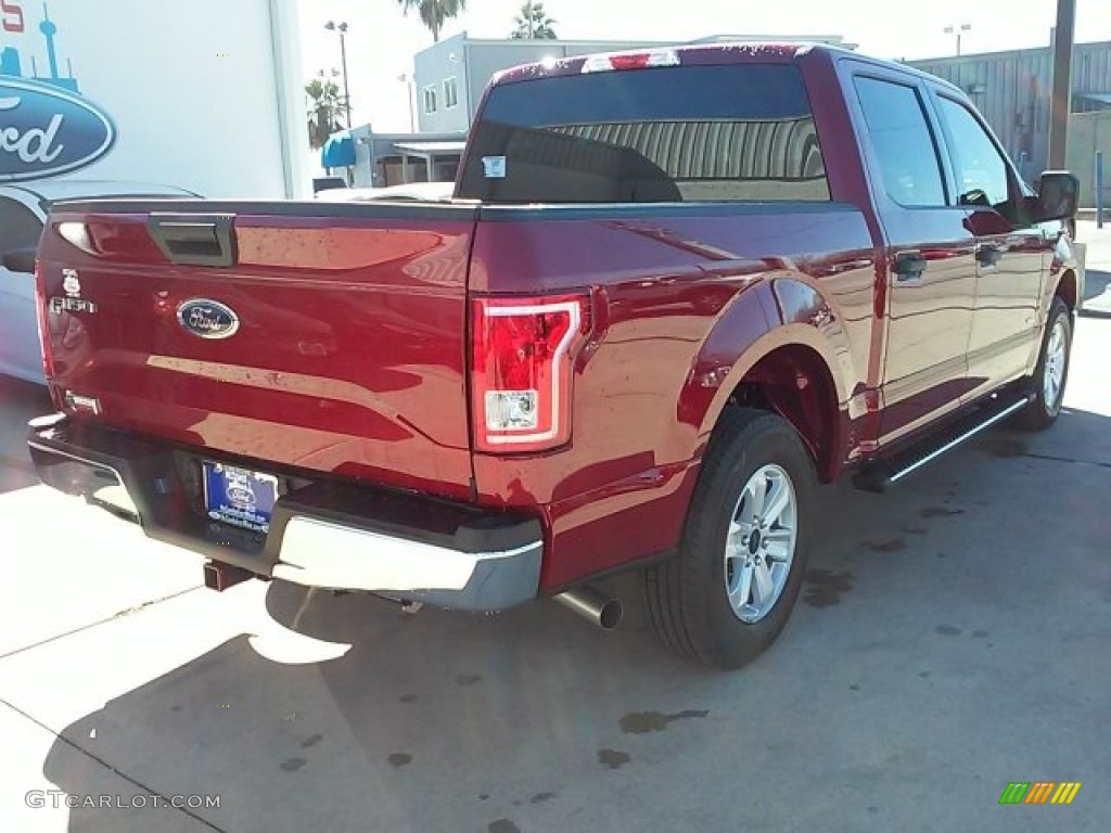 2015 F150 XLT SuperCrew - Ruby Red Metallic / Medium Earth Gray photo #16