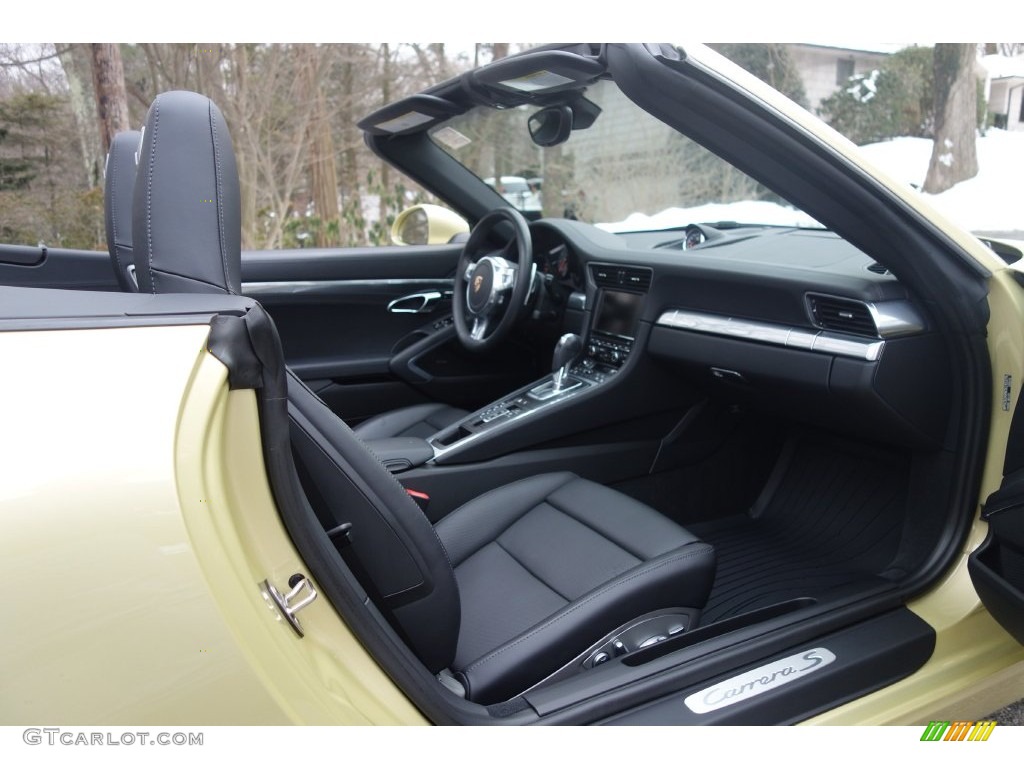 2013 911 Carrera S Cabriolet - Lime Gold Metallic / Black photo #13