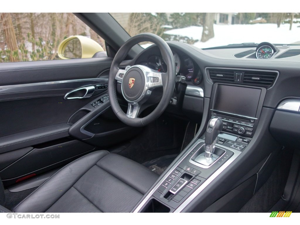 2013 911 Carrera S Cabriolet - Lime Gold Metallic / Black photo #16
