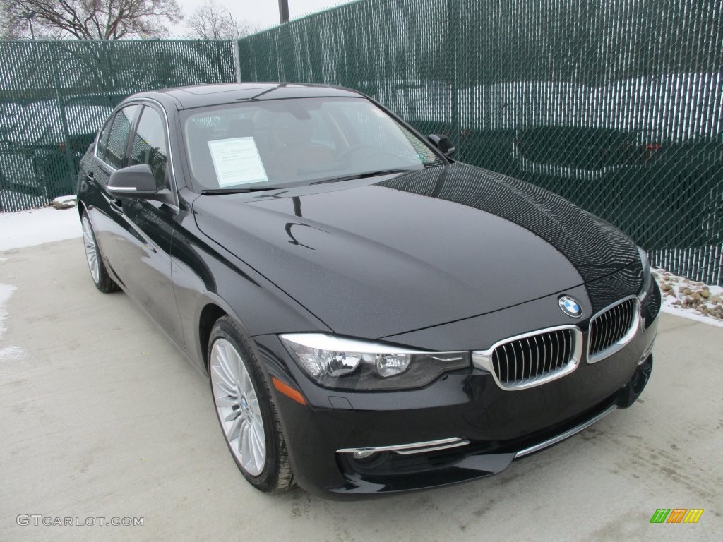 2013 3 Series 328i xDrive Sedan - Jet Black / Saddle Brown photo #5