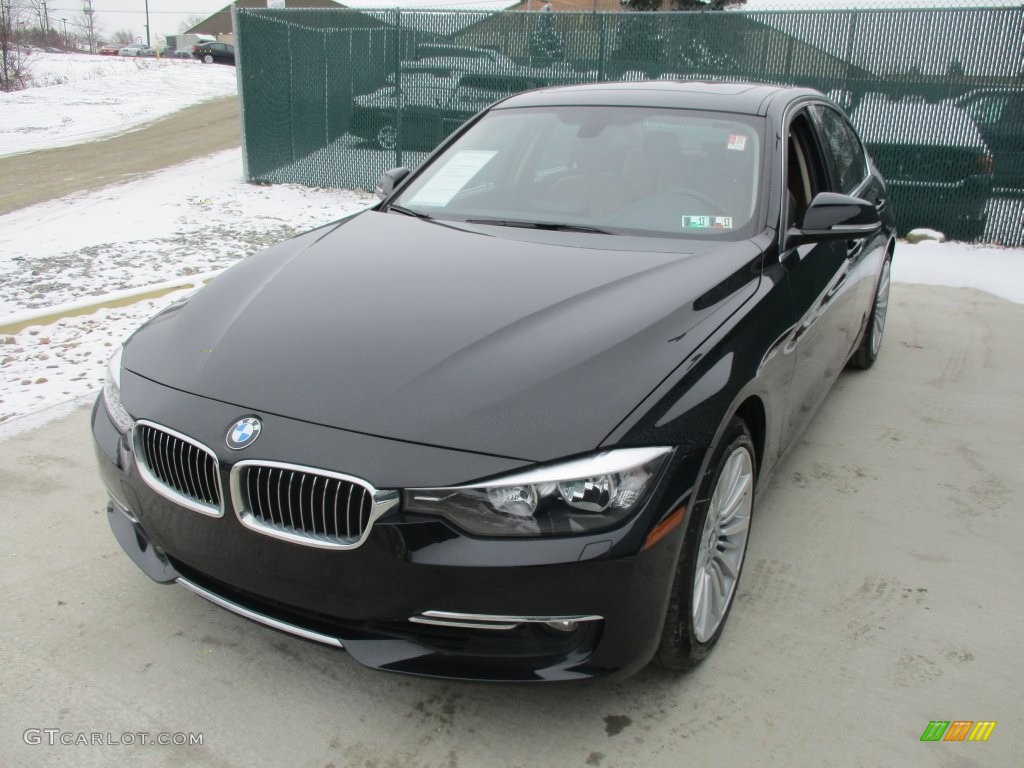 2013 3 Series 328i xDrive Sedan - Jet Black / Saddle Brown photo #7