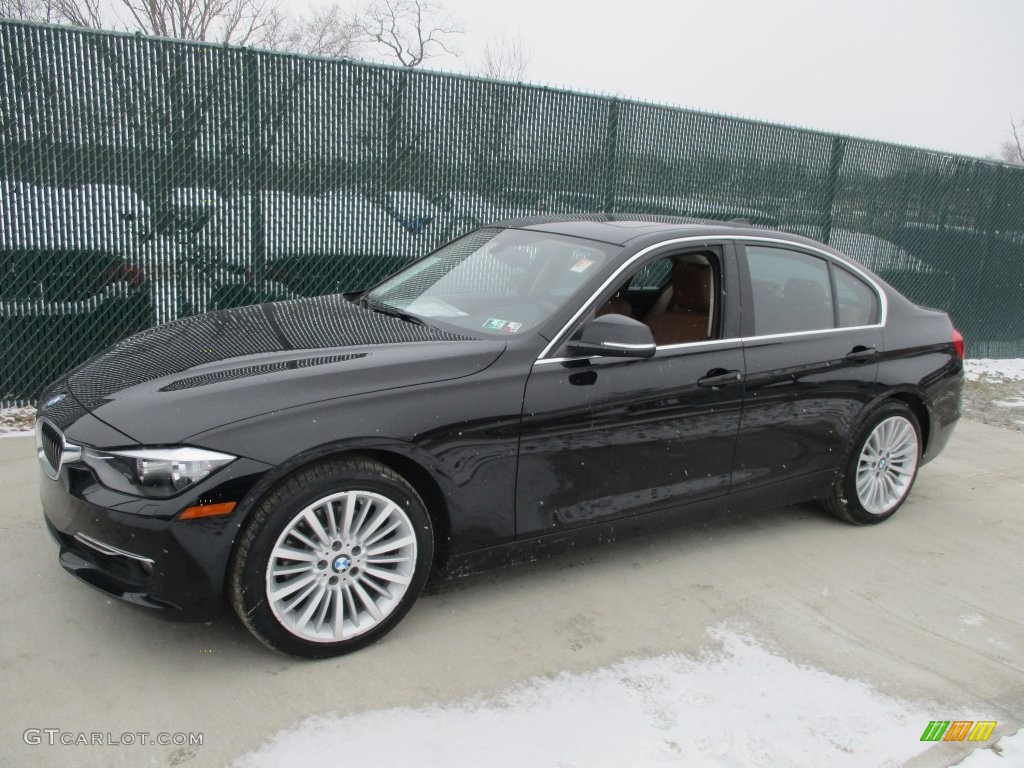 2013 3 Series 328i xDrive Sedan - Jet Black / Saddle Brown photo #8
