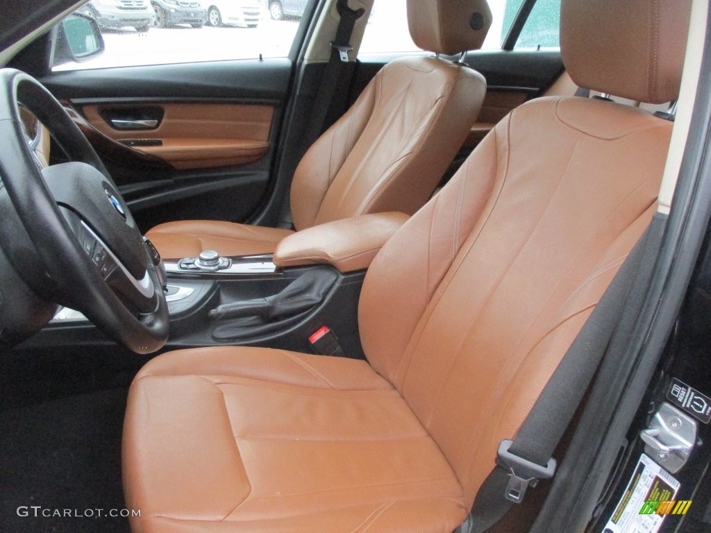 2013 3 Series 328i xDrive Sedan - Jet Black / Saddle Brown photo #13