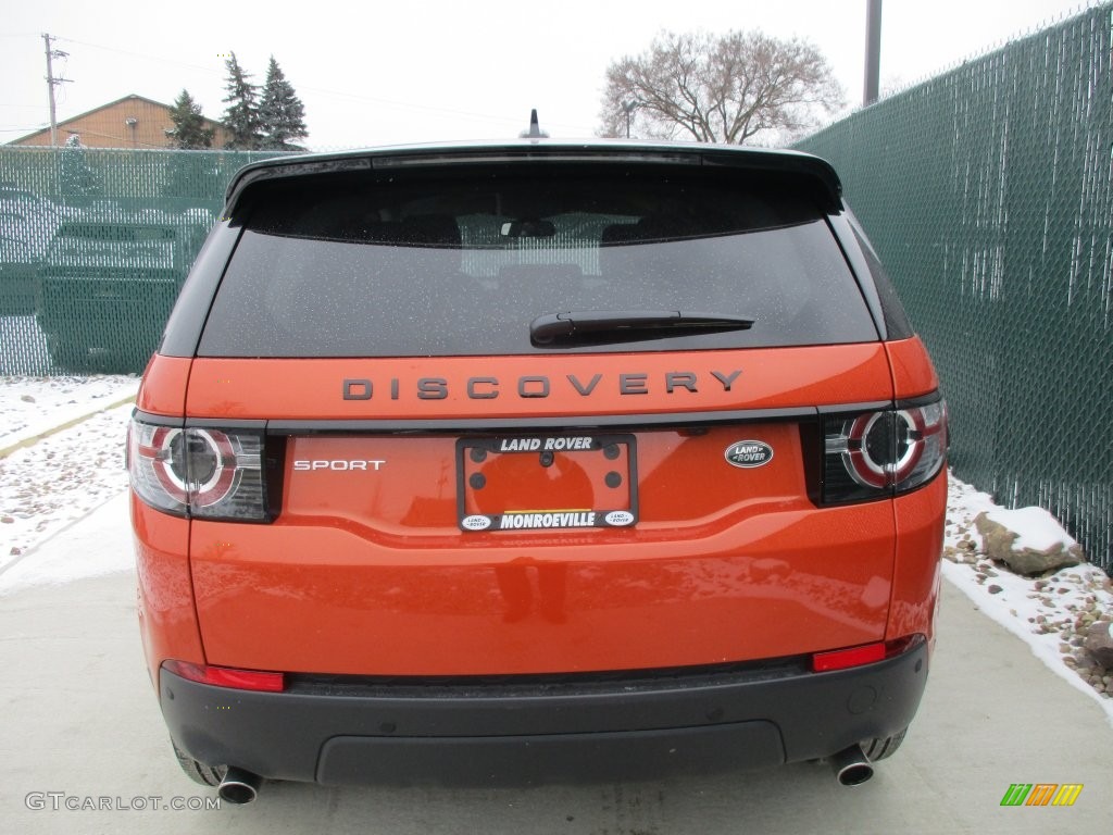 2016 Discovery Sport HSE 4WD - Phoenix Orange Metallic / Ebony photo #9