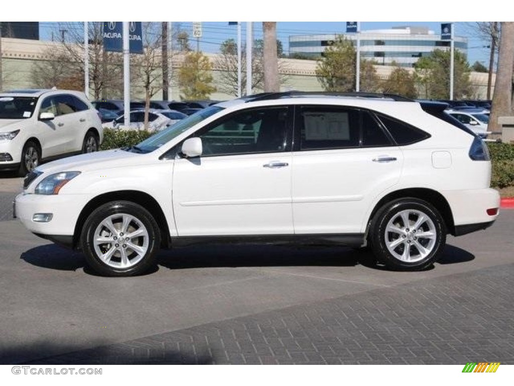 2009 RX 350 - Crystal White Mica / Light Gray photo #4