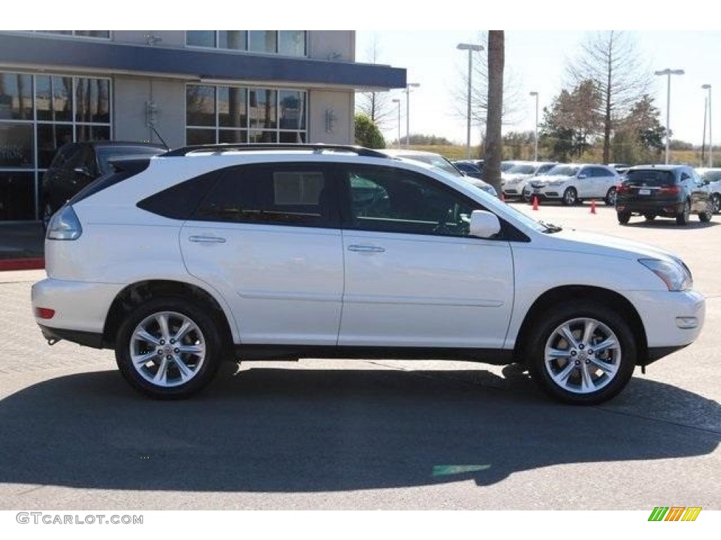 2009 RX 350 - Crystal White Mica / Light Gray photo #8