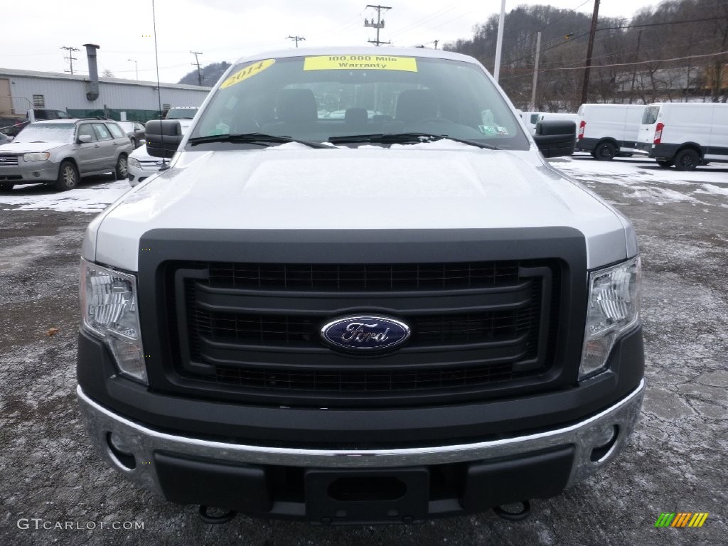 2014 F150 XL SuperCab 4x4 - Ingot Silver / Steel Grey photo #9