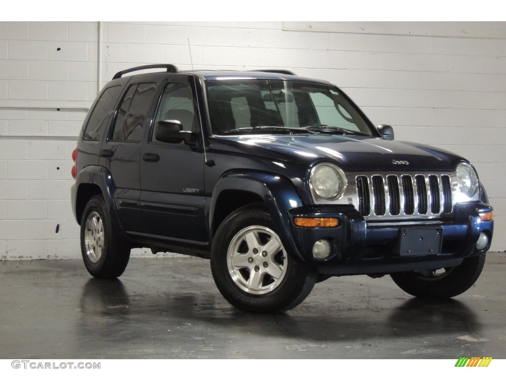Patriot Blue Pearl 2004 Jeep Liberty Limited 4x4 Exterior Photo #110763541