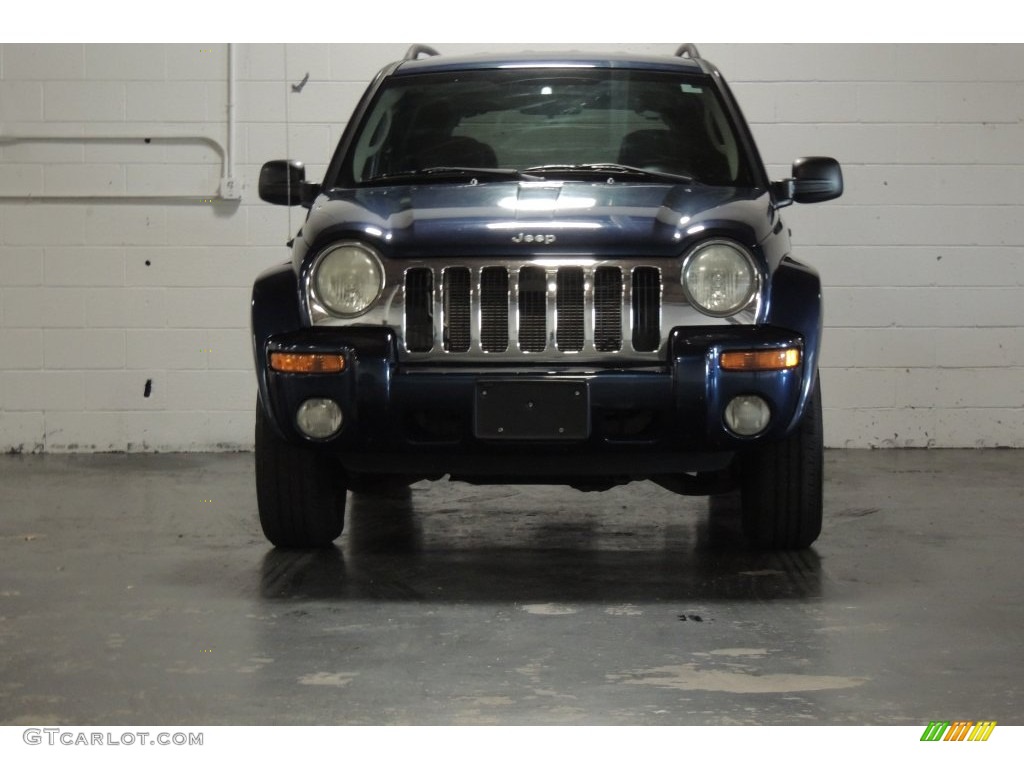 2004 Liberty Limited 4x4 - Patriot Blue Pearl / Light Taupe/Dark Slate Gray photo #5