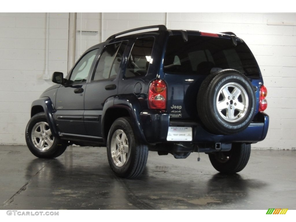 2004 Liberty Limited 4x4 - Patriot Blue Pearl / Light Taupe/Dark Slate Gray photo #6