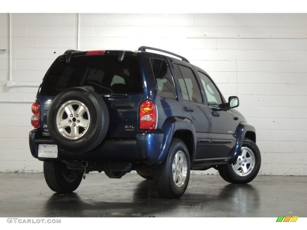 2004 Liberty Limited 4x4 - Patriot Blue Pearl / Light Taupe/Dark Slate Gray photo #7